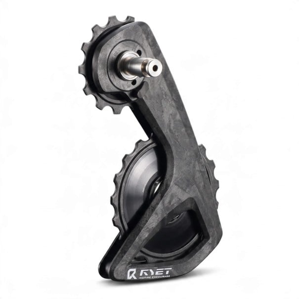 Răzătoare de dimensiuni mari RYET cu disc Superior 13T și Inferior 19T Rulmenți ceramici Aluminiu Negru Pentru Ultegra R8000 și Dura-Ace 1