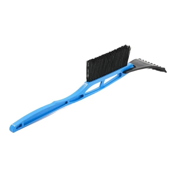 Răzătoare pentru gheață și perie pentru zăpadă 50 cm un instrument combinat cu perie de 15 cm și răzătoare de 10 cm pentru parbrizul mașinii albastru