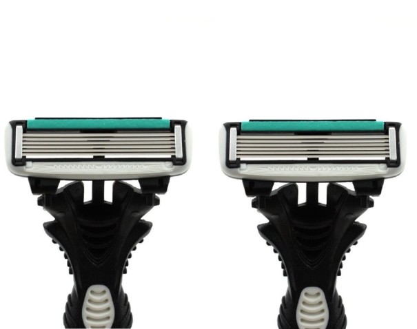 Razor with Stainless Steel Head 2 pcs 1