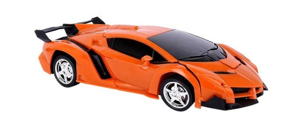 RC auto/robot 2in1 oranje