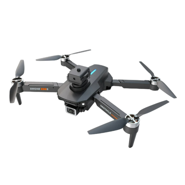 RC drönare 30x26x8 cm Dubbel 4K-kamera 360° vinkel Borstlös motor WiFi LED-ljus Undvik hinder Fjärrkontroll Skyddslåda
