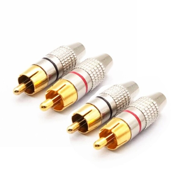 RCA-Stecker C1180 4 Stück