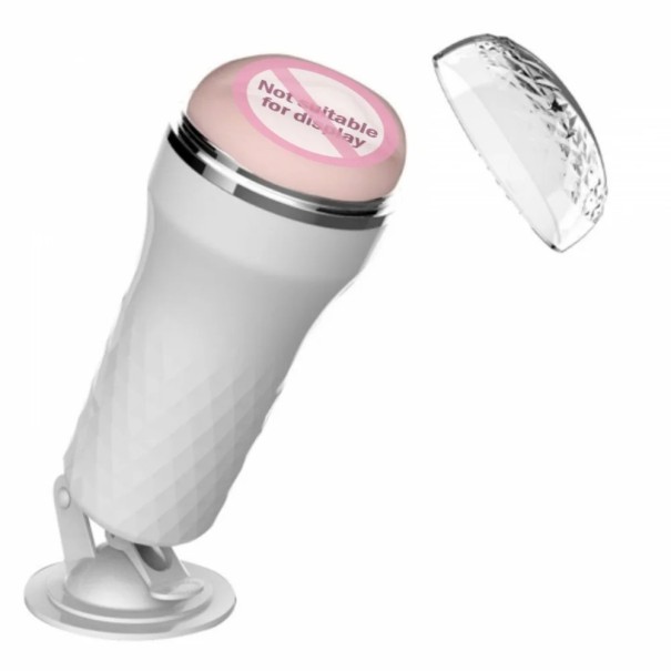 Realistisk kunstig vagina med sugekop og realistisk tekstur i et hårdt etui til stærk stimulation, diskret emballage 1