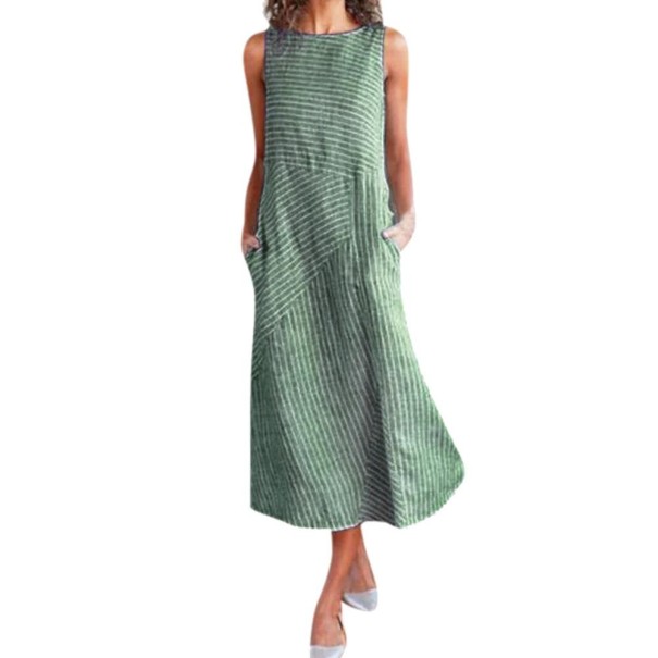 Rebecca gestreepte jurk S 4