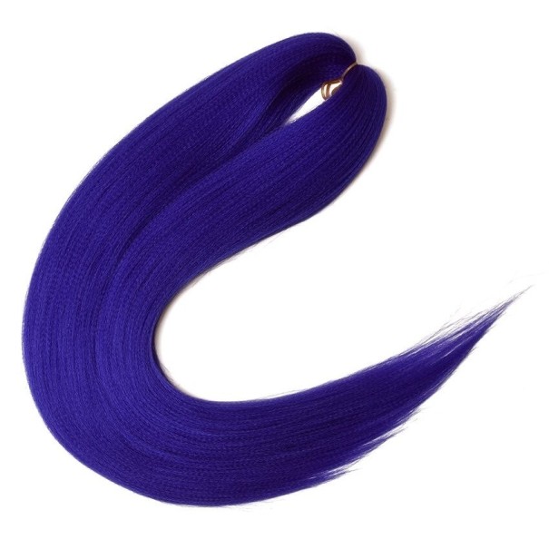 Rechte kanekalon 55 cm donkerblauw