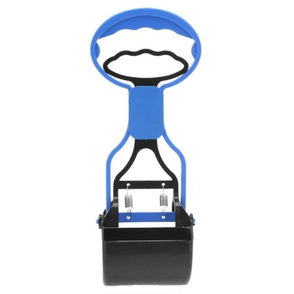 Recolector de excrementos de perros azul