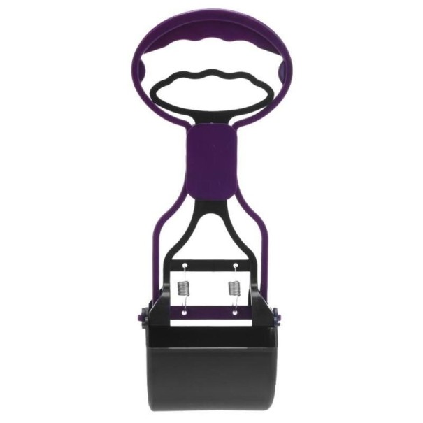 Recolector de excrementos de perros morado