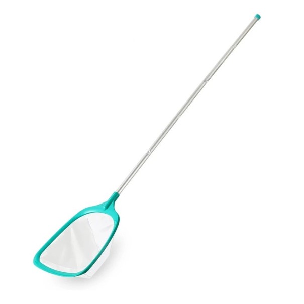 Red desnatadora para estanques con pértiga telescópica para la eliminación de hojas, herramienta profesional para la limpieza de estanques de piscinas y jardines. 1