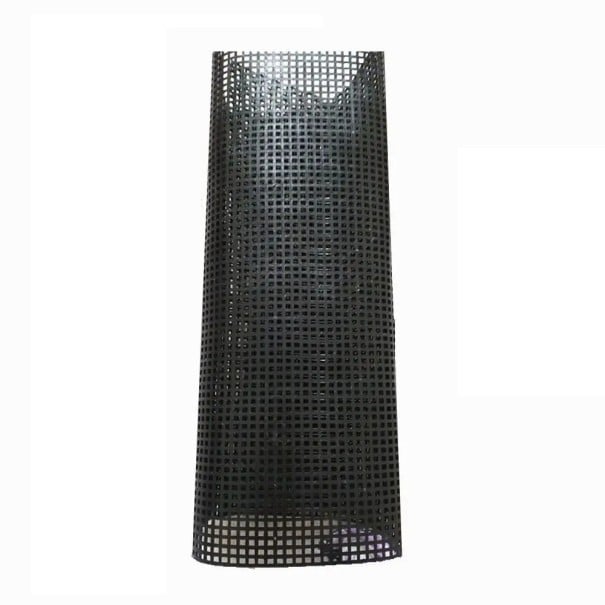 Rede plástica para bricolagem e trabalhos manuais 33x50 cm Pequena grelha resistente para crochê Fabricação de tapetes Sacos Linhas Materiais de artesanato preto