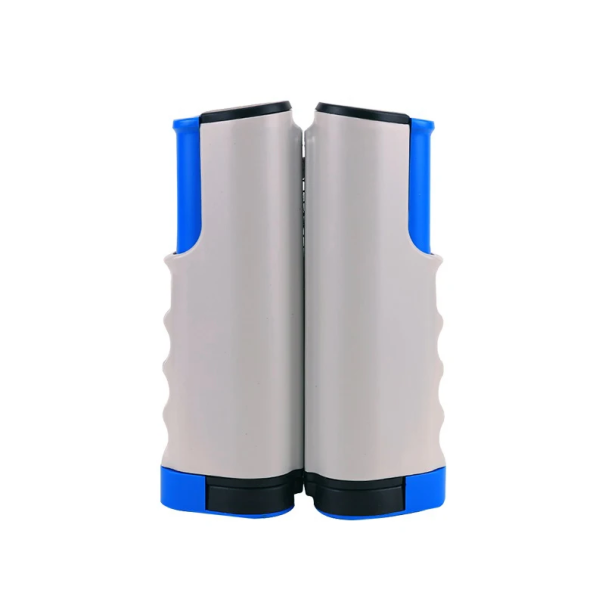Rede retrátil de ténis de mesa 14 x 19 cm Rede ajustável universal para mesa de pingue-pongue para uso doméstico e exterior cinzento