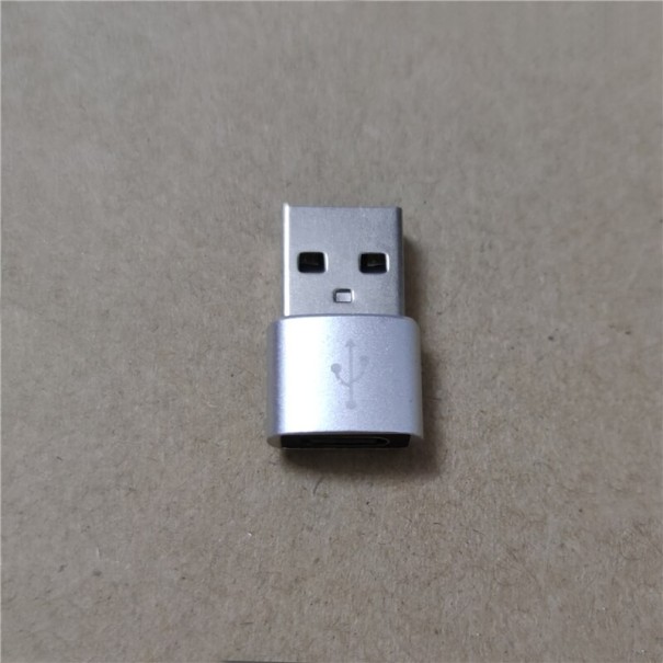 Redução USB para USB-C K15 prateado