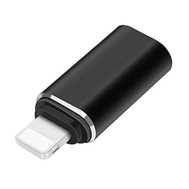 Reducerea fulgerului la USB-C negru