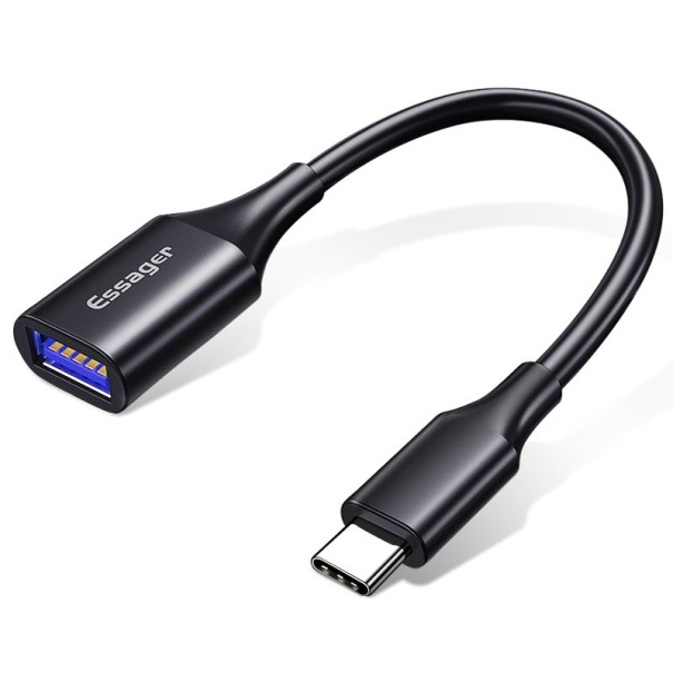 Réducteur USB-C vers USB 3.0 noir 1