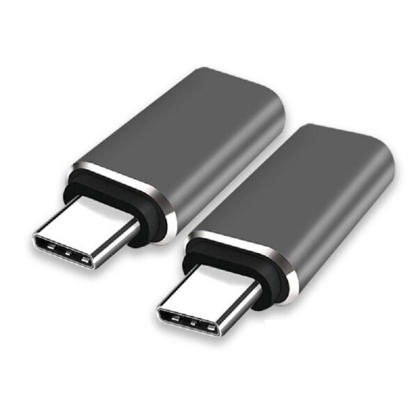 Redukce USB-C na Apple iPhone lightning 2 ks černá