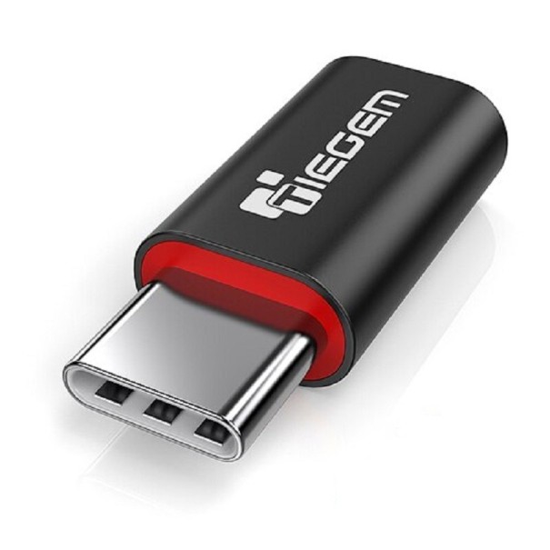 Redukce USB-C na Micro USB K131 červená