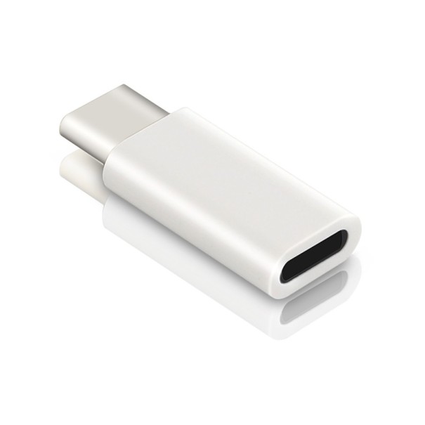 Redukcia USB-C na Lightning biela