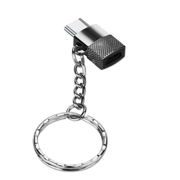 Redukcia USB-C na Micro USB K107 čierna