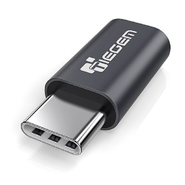 Redukcia USB-C na Micro USB K131 tmavo sivá