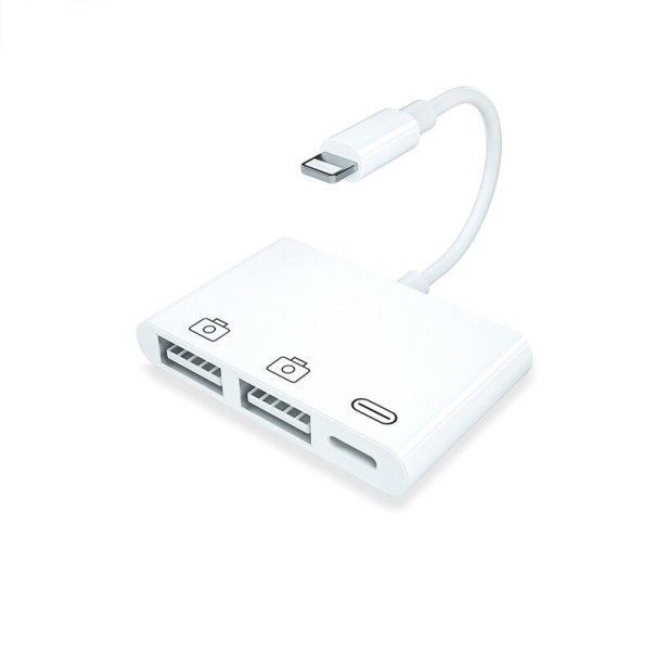 Reduzierung für Apple iPhone Lightning auf 2x USB / Lightning 1