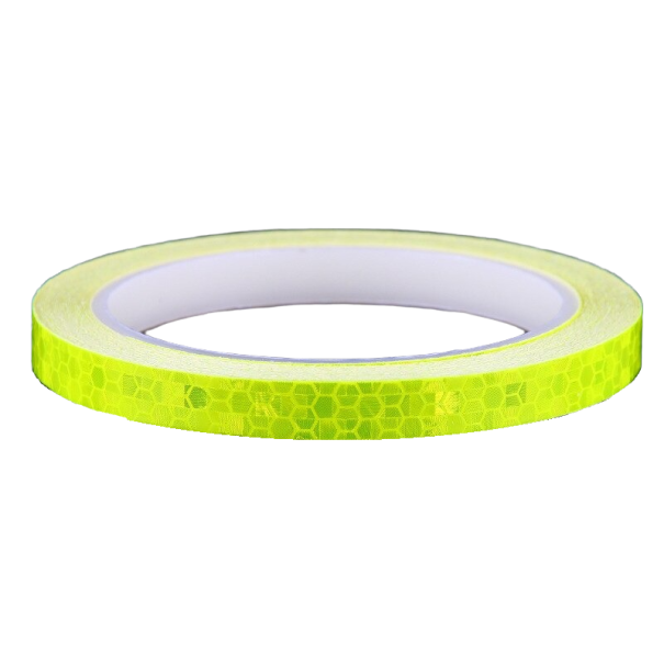 Reflecterende fietstape neon geel