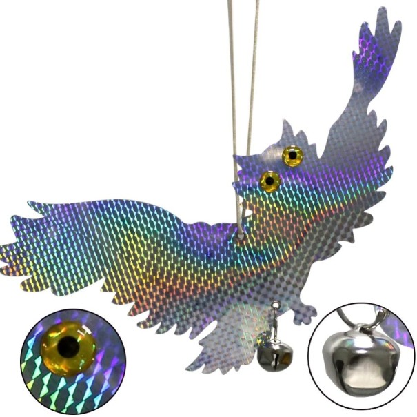 Reflecterende hangende vogelverschrikker