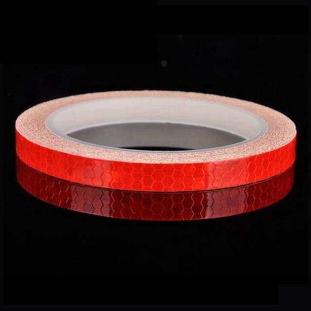 Reflecterende zelfklevende tape voor auto 8 m rood