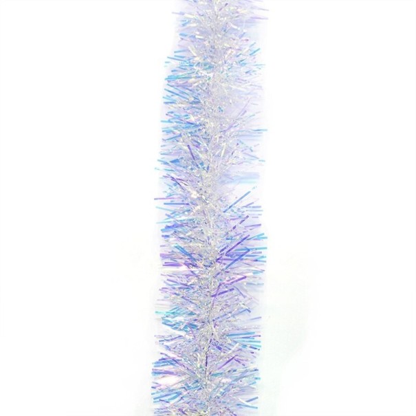 Regenbogen-Weihnachtsdekorationskette weiß S