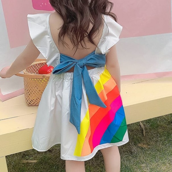 Regenbogenkleid für Mädchen 2