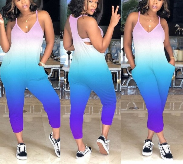 Regenboog jumpsuit voor dames