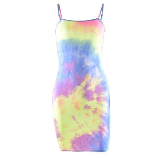 Regenboog mini-jurk XS
