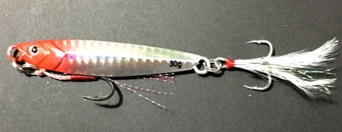 Regenboogglitter - Lure J3144 rood-zilver