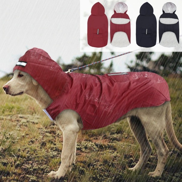 Regenjas voor grote honden