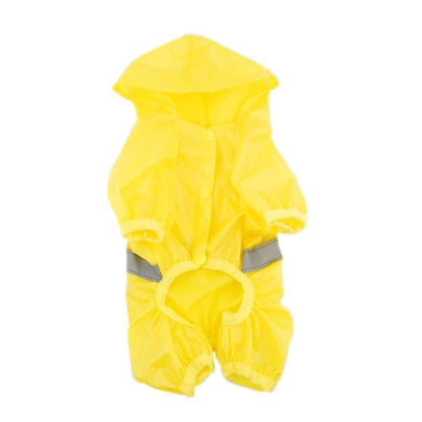 Regenmantel für Hunde gelb XXL