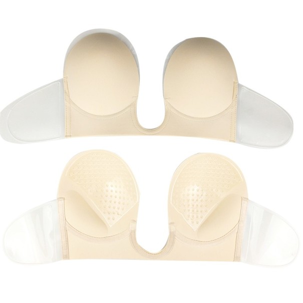 Reggiseno adesivo in silicone per donne beige A