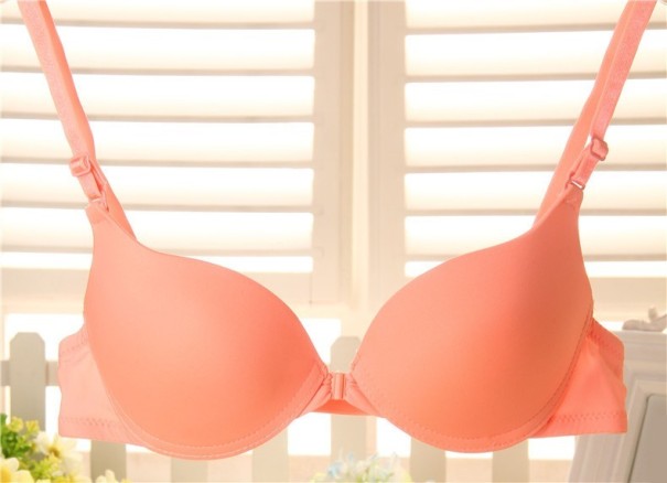 Reggiseno da donna con chiusura frontale J794 arancione 85B