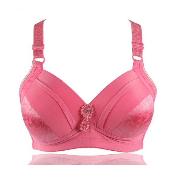 Reggiseno da donna con fiore rosa scuro 80B