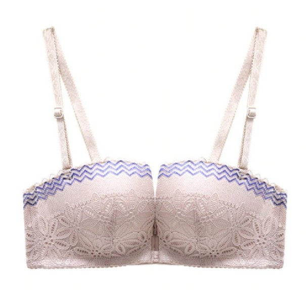 Reggiseno imbottito con lacci J2772 kaki 75A