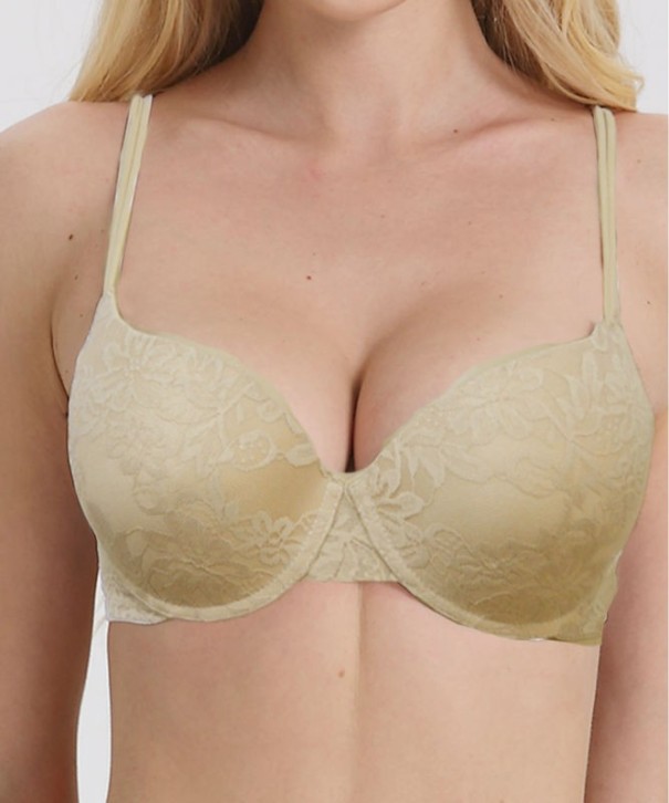 Reggiseno push up da donna J2347 crema 75C