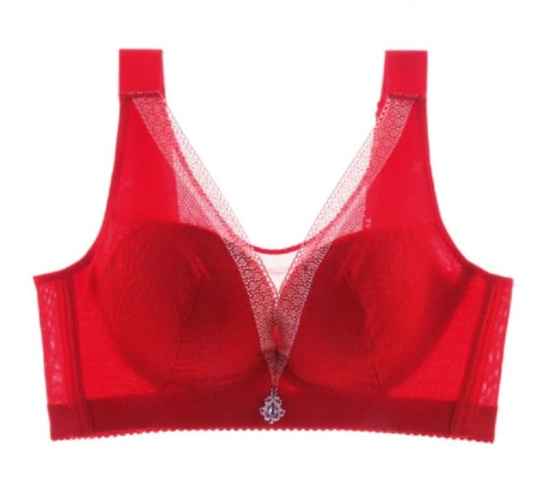 Reggiseno sexy imbottito da donna rosso 110C