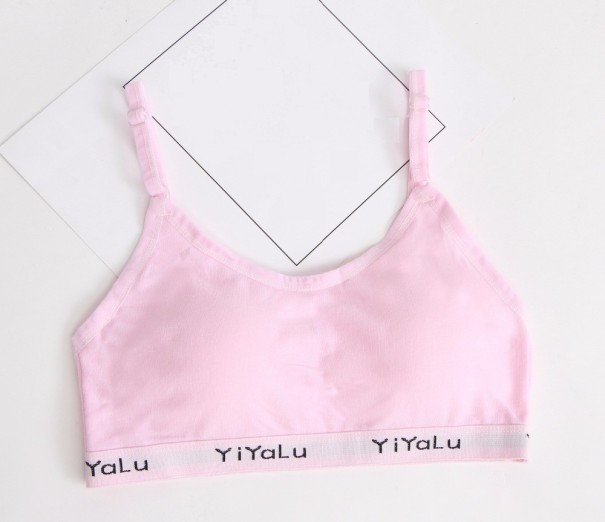 Reggiseno sportivo per ragazze rosa