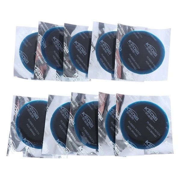 Reifenreparaturset, 20 Stück, 55 mm, selbstklebende Gummiflicken, für Auto, Fahrrad, Transporter, LKW, tragbar, ultradünn, zur Reparatur von Reifenpannen 1