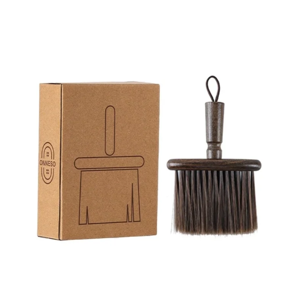 Reinigungsbürste für Kaffeepulver 14,5 x 10,5 cm Holzgriff mit Nylonborsten zur Reinigung der Arbeitsfläche Barista Zubehör