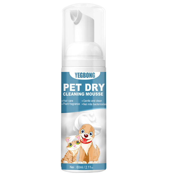 Reinigungsschaum für Katzen und Hunde 60 ml Leave-in-Schaum für Haustiere 1