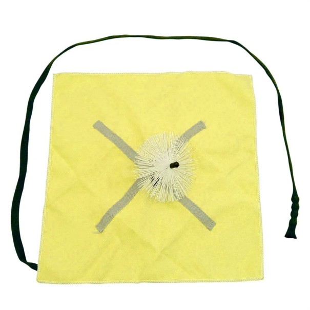 Reinigungstuch mit integriertem Bürstchen für Saxophon, Klarinette, Trompete, Flöte, Piccolo, Fagott Baumwollgewebe hochabsorbierend Universelles Zubehör 1