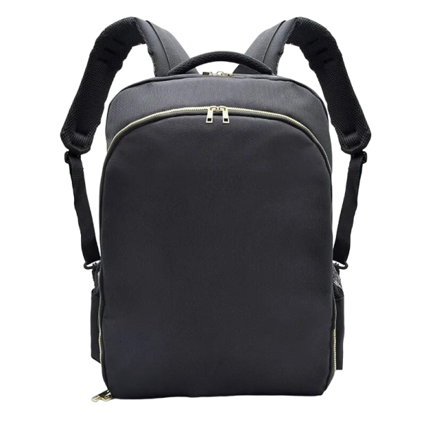 Reise-Friseurtasche, Friseurwerkzeug-Organisationstasche, Friseurzubehör-Rucksack, 46 x 33 x 20 cm schwarz