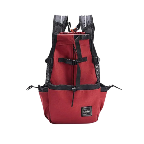 Reise-Rucksack für Hunde Größe XL mit reflektierenden Elementen, Pfeife und Netzbelüftung für Hunde 12–15 kg, Brustumfang 83–94 cm, für Ausflüge