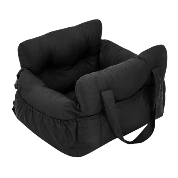 Reisebett für Hunde im Auto 60×70×33 cm mit Sicherheitsgurt geräumiger rutschfester Autositz waschbare Reisetasche