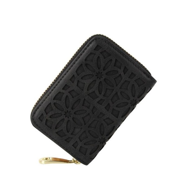 Reisedokumententasche für Damen T1065 schwarz