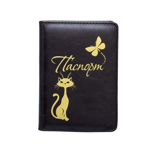 Reisedokumententasche für Damen T1098 kaffee