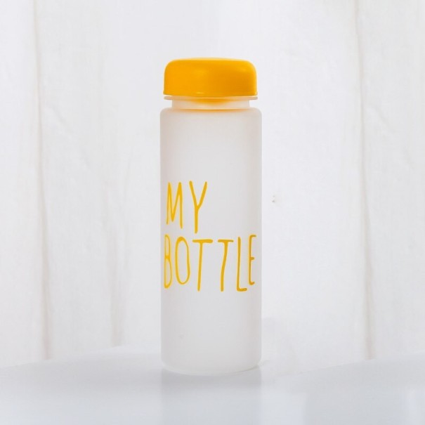 Reiseflasche mit Aufschrift C188 gelb 1